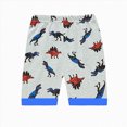 thumbnail image 5 of NOLDARES Kids Toddler Baby Boy Summer 2 Piece Shirt and Shorts Set Round Neck Tee Cartoon Graphic Elastic Waist Outfits Clothes(Sky Blue,1-2 Y), 5 of 5