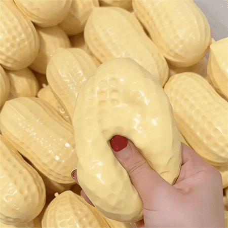 Jumbo Peanut Squishy , Realistic Slow Rising Squeeze Peanut Sensory , Food Shape Stress Ball Food Fidget Toy for Stress Relief & Anxiety Relaxation 2026