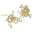 thumbnail image 2 of 100Pcs Fishing Sinker Eyes Eyelets Bass Fishing Wire Eyes Sinker Screw Guides Fishing Swivels Fast Link Loop Inserts, 2 of 10