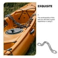thumbnail image 3 of OATIPHO Kayak Fixing Rings 316 Stainless Steel Plated Silver Multifunctional Handles 12Pcs, 3 of 8