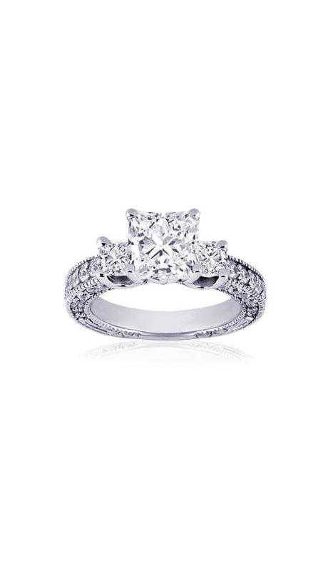 Silver Filled Woman Men Princess Cut 4CT Gemstone Engagement Wedding Ring Sz6-9
