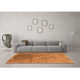thumbnail image 3 of Ahgly Company Indoor Rectangle Oriental Orange Industrial Area Rugs, 8' x 12', 3 of 4