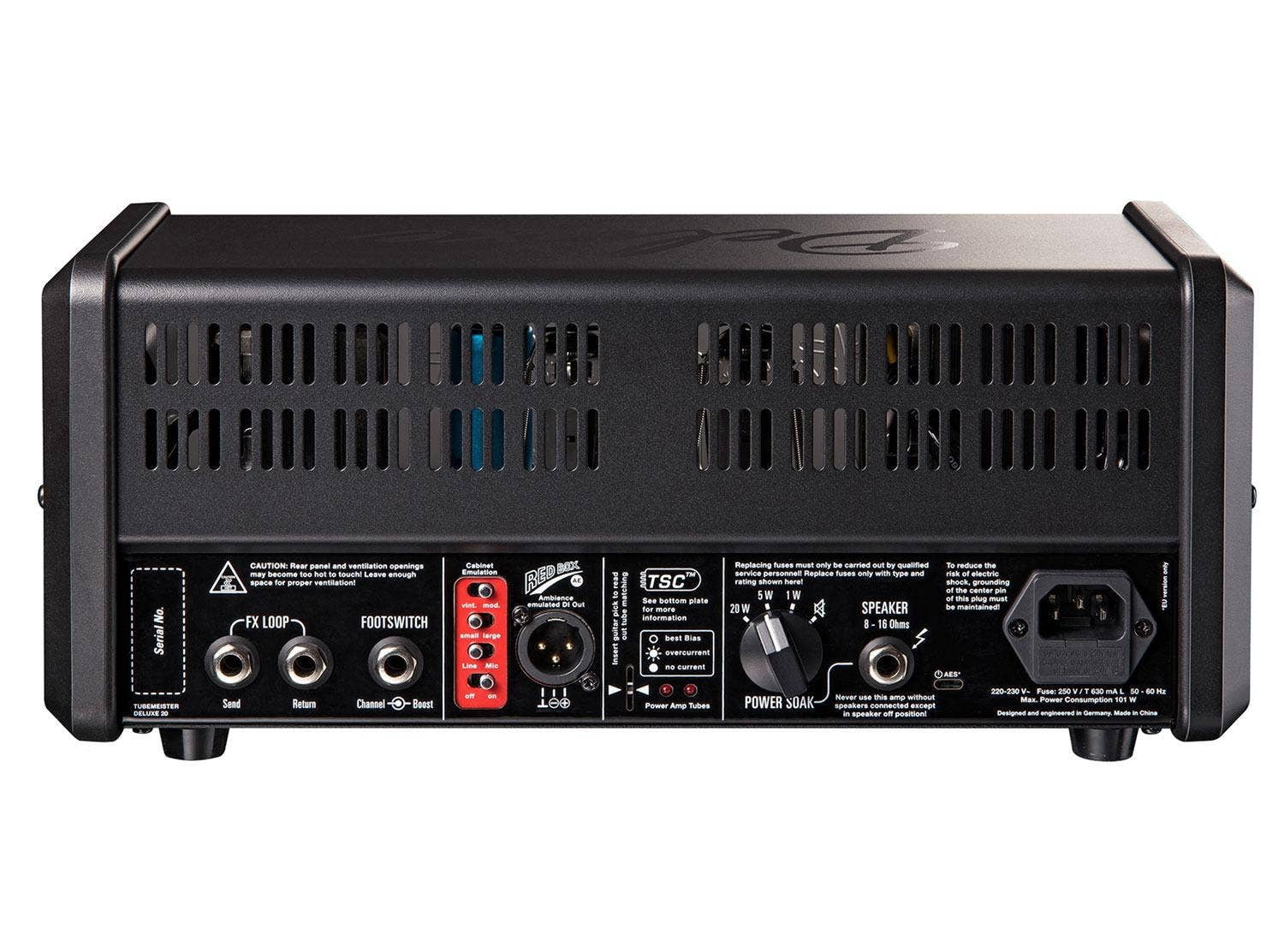 Hughes & Kettner TubeMeister Deluxe 20 Head Black