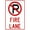Warning Sign 2, variant on No Parking Fire Lane Sign With Bidirectional Arrow - 8"x12" Metal Security Tin Warning Sign, Fire Zone Decor for Street Business Home Wall