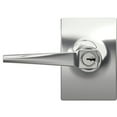 thumbnail image 5 of Schlage F51a-Elr-Cen Eller Single Cylinder Keyed Entry Door Lever Set - Brass, 5 of 5