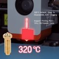 thumbnail image 3 of 10pcs 3D Printer Brass Nozzle Extruder Nozzle Printer Nozzle for  3 Combo S1 Extruder Hot End Replacement Kit Printer Nozzle Set 3D Printer Extruder, 3 of 7