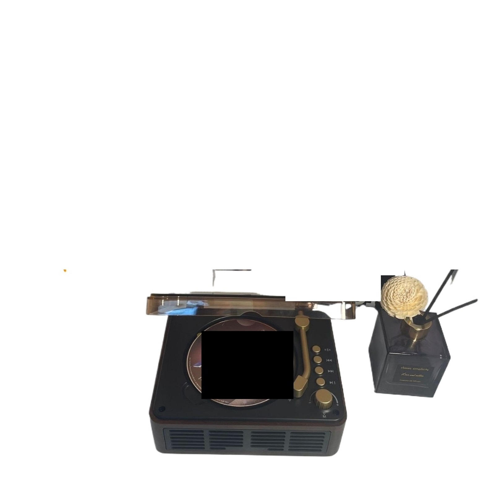Multifunction Retro CD Player with Bluetooth Speaker and Music Box Ideal for Home Use ,Multi-Functional