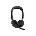 thumbnail image 3 of Jabra Evolve2 65 Flex UC Stereo - Casque - Supra-Auriculaire - Bluetooth - Sans Fil - Réduction active du Bruit - USB-A via Adaptateur Bluetooth - Noir - avec Pavé de Recharge Sans Fil - Optimisé pour UC, 3 of 11