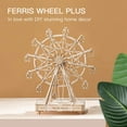 thumbnail image 3 of ROKR 3D Wooden Puzzles Ferris Wheel Music Box Model to Build Building Kit, 3 of 12