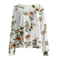 thumbnail image 4 of Skpblutn Plus Size Oversized Sweatshirt for Women Tops Crewneck Pullover Floral Print Blouses Winter Fall Long Sleeve Round Neckline Casual Sweatshirts, 4 of 6