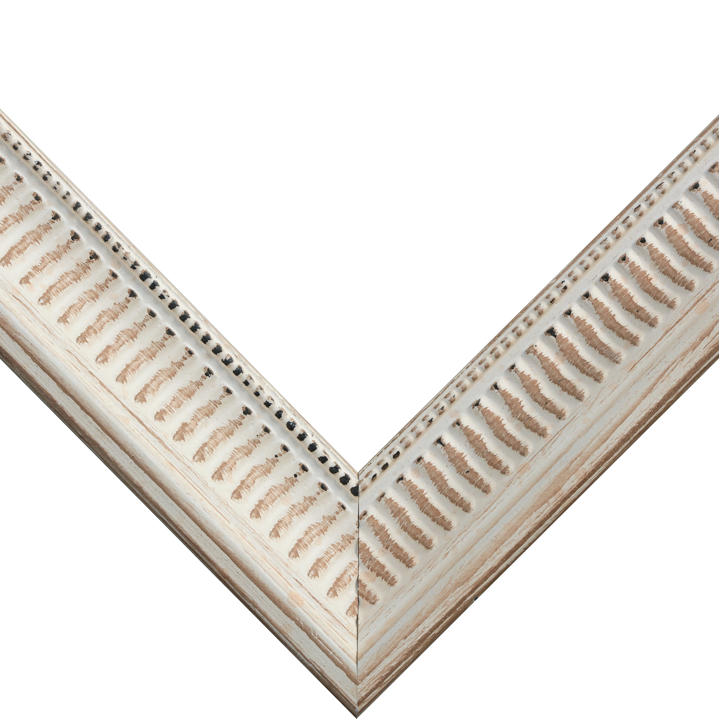 Craig Frames Luella, 18x24 inch Picture Frame, Ornate Off-White Wooden