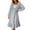 Light Blue, variant on Gfyviroh Long Flannel Nightgowns for Women Ruffled Hem Square Neck Nightdress Cozy Long Sleeve Cute Sleepwear Nightshirts