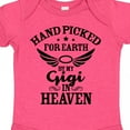 thumbnail image 4 of Inktastic Handpicked for Earth by My Gigi in Heaven with Angel Wings Boys or Girls Baby Bodysuit, 4 of 5