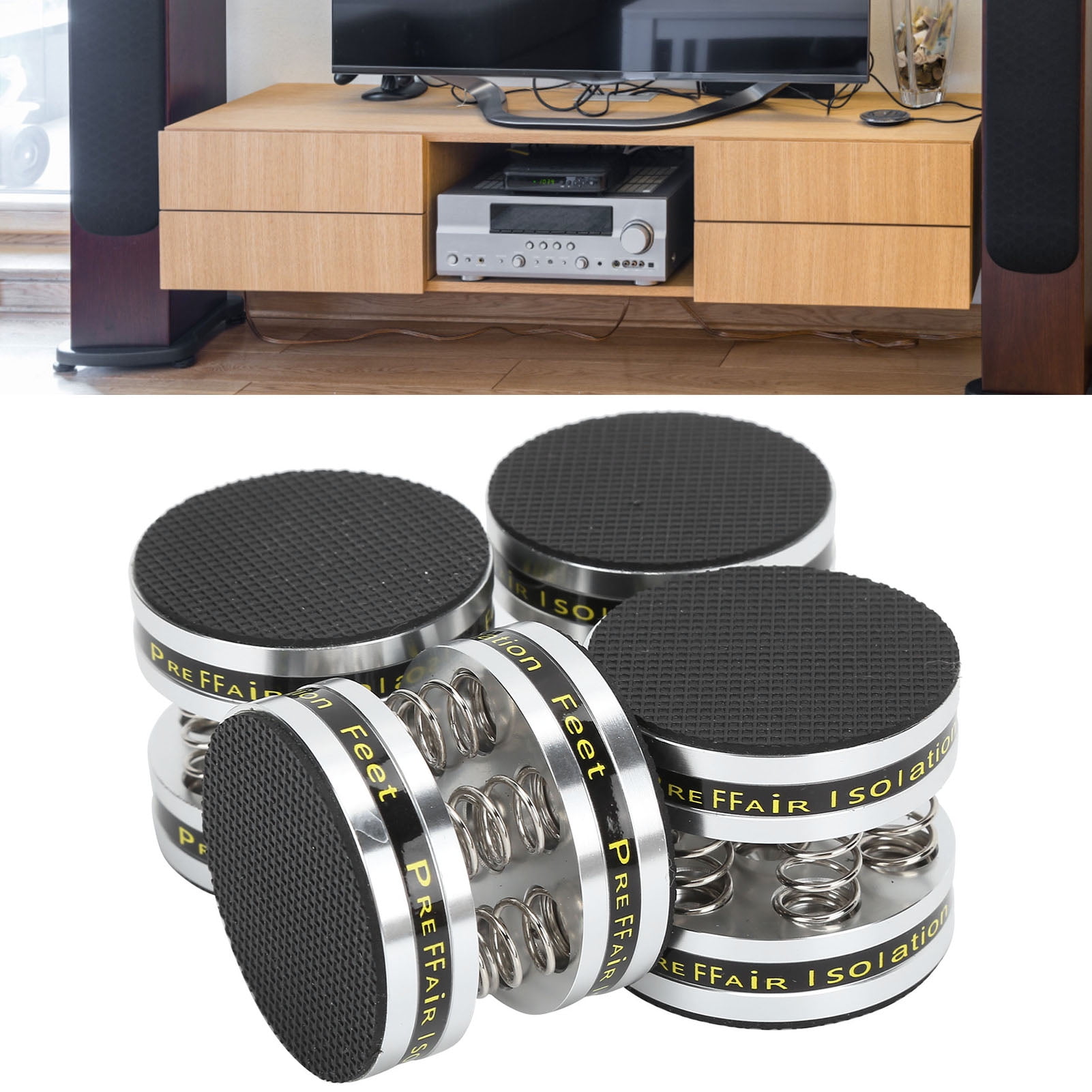 Tebru Audio Feet Spikes,Spring Isolation Feet,Preffair Speaker