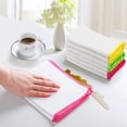 thumbnail image 3 of 10 Pack Dishcloths Bamboo Dish Cloths Towels 12" x 12" Kitchen Wash Cloths Machine Washable Cleaning Cloths Absorbent Reusable Small Dish Rags for Washing Dishes Odor Free (Bamboo fiber,10 pcs), 3 of 7