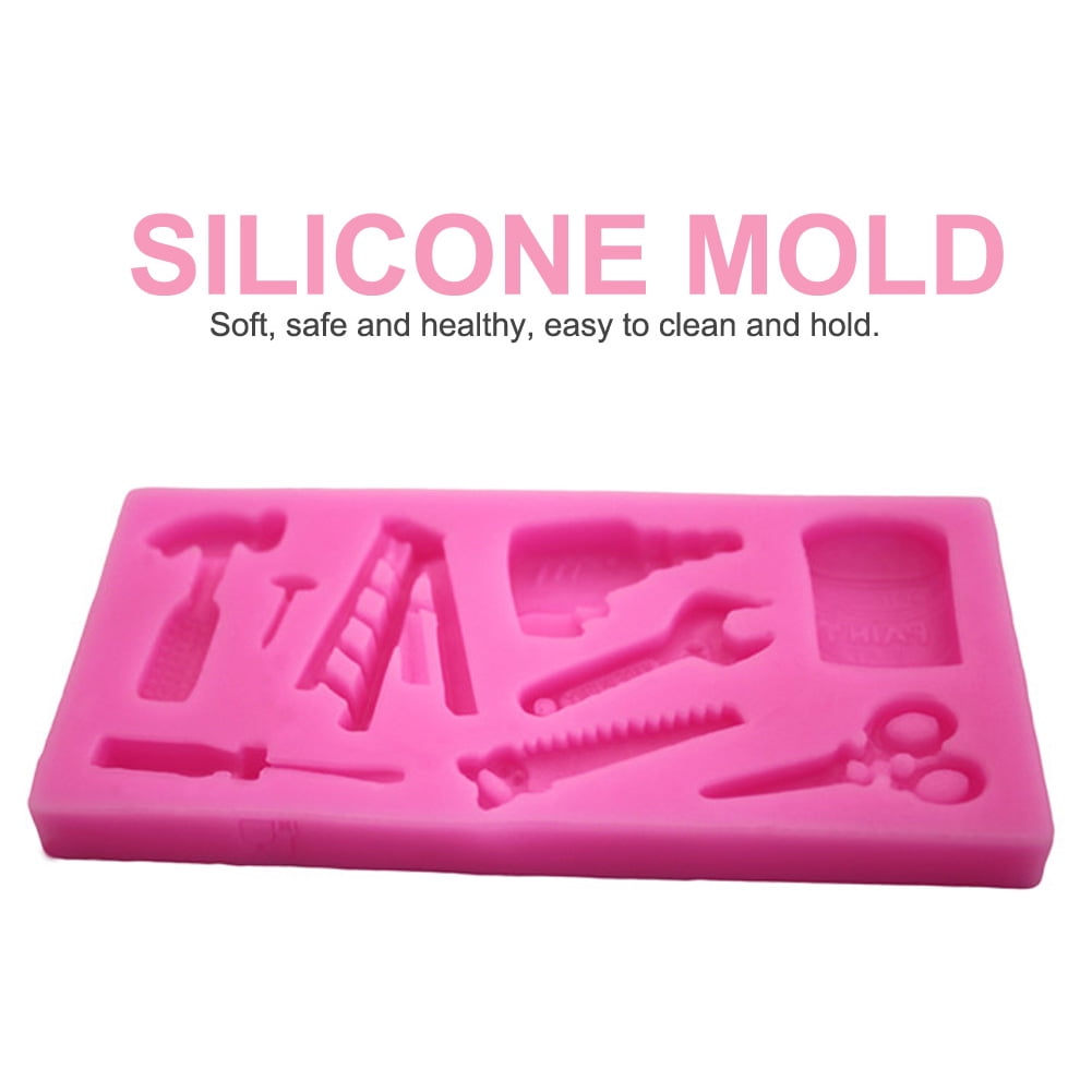 Ladder Tools Silicone Push Mold A29 For Cake Chocolate Fondant Gumpaste Candy 