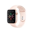 thumbnail image 5 of Apple Watch Series 5 GPS Caja de Aluminio Dorado de 44 Mm Con Correa Deportiva Rosa Arena S/M y M/L, 5 of 5