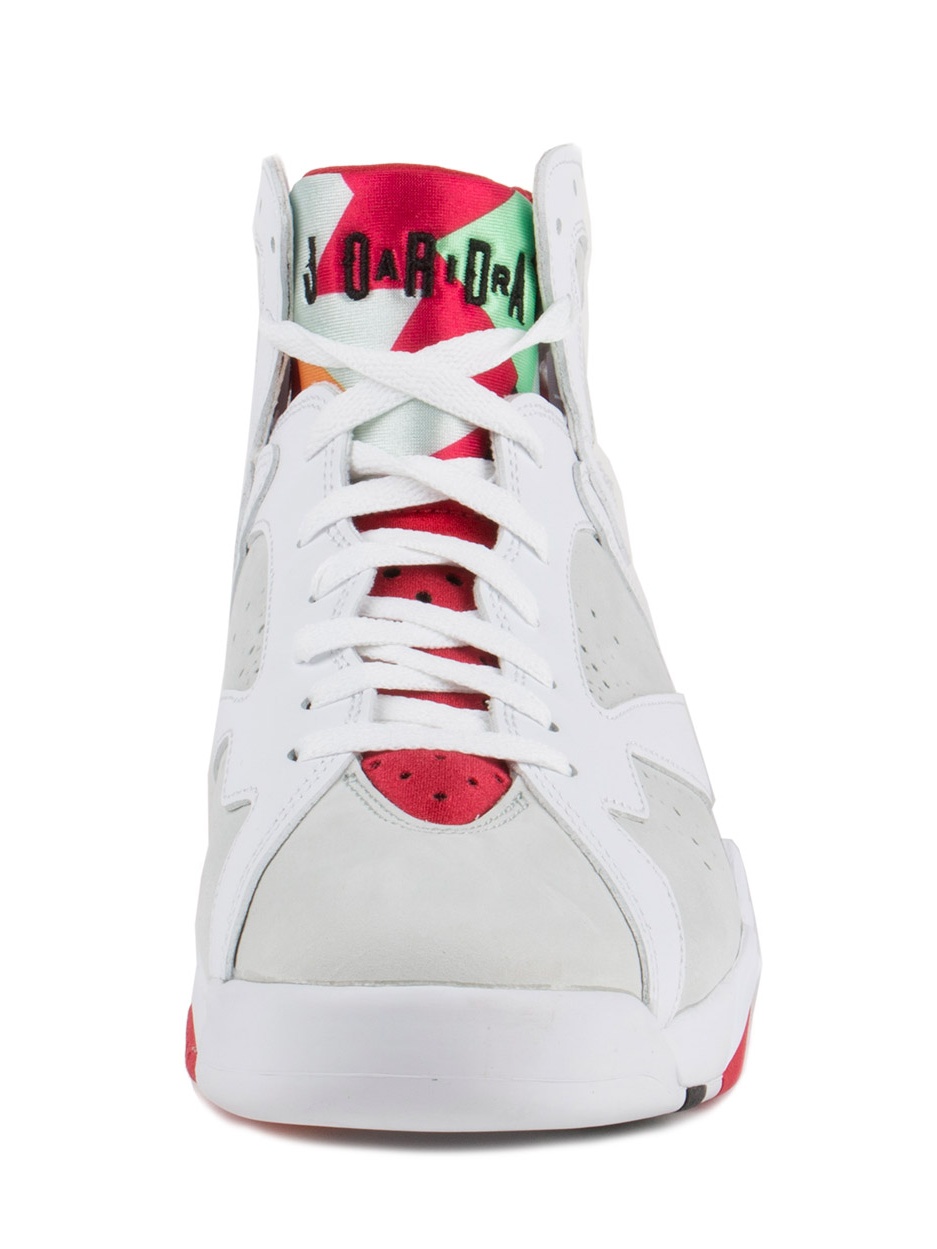 Nike Mens Air Jordan 7 Retro "Hare" White/True Red-Light Silver 304775-125 - image 3 of 5