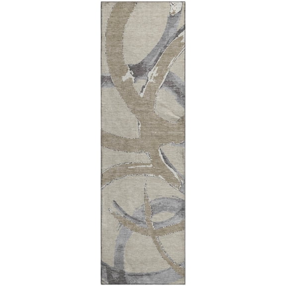 Dalyn Rugs Premium Machine Washable Mayfield AMF1022 Beige 2'3" x 7'6" Runner Rug