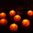 thumbnail image 5 of Cathery Halloween Pumpkin LED Lantern Light Up Pumpkin Decorative Lamp Night Light Indoor/Outdoor Table Party Decor, 5 of 8