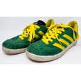 thumbnail image 1 of Ad-id-as Skateboarding Gazelle Men's Size 8.5 Green Yellow Suede Art No 412986, 1 of 6