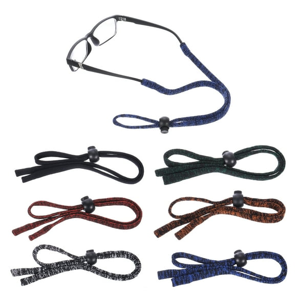 Unique Bargains 30-50cm Glasses Lanyard for Men Women, Adjustable Eyeglasses Strap Retainer Neck Holders Cord, 6 Color 1 Set