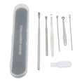 thumbnail image 1 of Oubit Ear Cleaner Earpick Set,7pcs Stainless Steel Ear Ear Wax Picker Spiral Ear Spoon Set Exceptional Value, 1 of 9