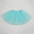 thumbnail image 2 of NOLDARES Tutu for Toddler Girls, 4PCS Toddler Tutu Dress Up Clothes Tulle Skirt for Birthday Princess Costume Party Favor(Sky Blue,3-8 Years), 2 of 4