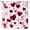 Red, variant on Happy Valentine''s Day Shower Curtain Red Heart Sweet Lover Couple Love Romantic Simple Women Modern Sweetheart Mother''s Day Bathroom Curtain Set Polyester Fabric Hooks 70 X 70 Inch