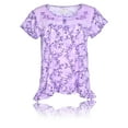 thumbnail image 4 of JEFFRICO Pajamas For Women Capri Set Sleepwear Soft Pajamas Short Sleeve Pajama Sleepshirt With Capri Pants, 4 of 7
