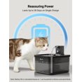 thumbnail image 4 of Batería DownyPaws para fuente de agua Cat, 2,5 L, con sensor de movimiento, 4 of 9