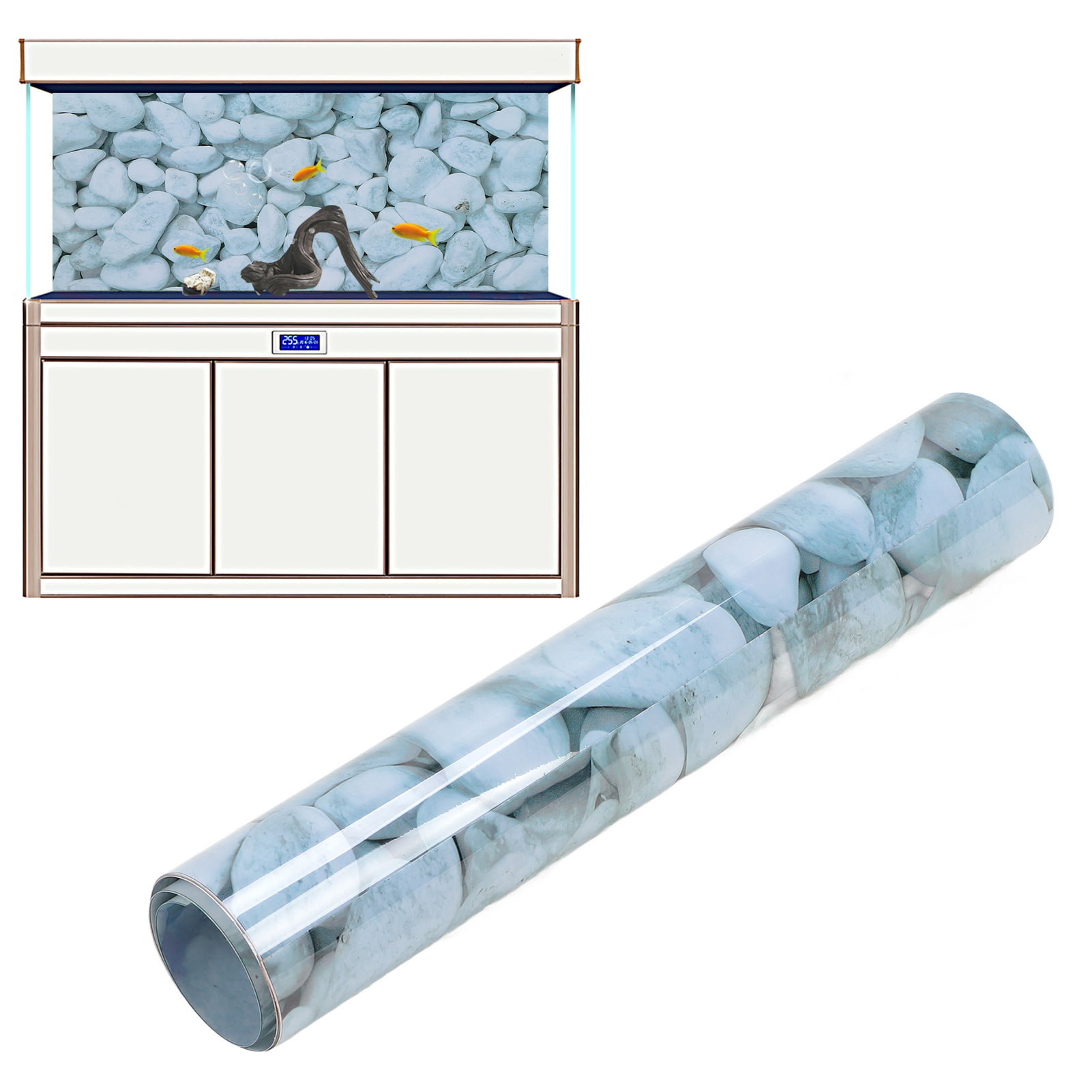 Aquarium Poster Self Adhesive 3D PVC Fish Tank Background Decoration for Fish Tanks Aquariums