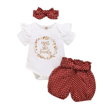 Bullpiano Newborn Baby Girl Clothes Baby Girls Outfits 3pcs/set 0-18M Summer Bloomers Shorts Bodysuit+Floral Shorts