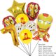 thumbnail image 3 of Adornos para tartas con diseño de superhéroes de Disney, Iron Man, Los Vengadores, pancarta en espiral, globos de látex para decoración de fiestas de cumpleaños infantiles, 3 of 5