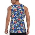 thumbnail image 3 of Gaeub Cute Popcorn Men's Athletic Tank Top, Workout Sleeveless Shirts, Running Tank Tops for Gym, Running, Training - Large, 3 of 9