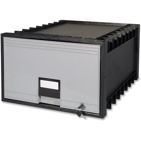 Storex Legal Archive Box  Black  Gray  1 / Carton (Quantity)