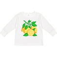 thumbnail image 3 of Inktastic I Love Lemons with Lemon Tree Branch Illustration Boys or Girls Long Sleeve Toddler T-Shirt, 3 of 5