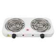 thumbnail image 4 of Electric Countertop Stove 2000W 2 Burner Easy Operation Overheat Protection Portable Cooking Stove US Plug 110V for Home RV, 4 of 5