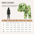 thumbnail image 6 of Bingfone Womens Pajama Sets Avocado With Seeds Print,Long Sleeve Loungewear Pajamas Set-Large, 6 of 9