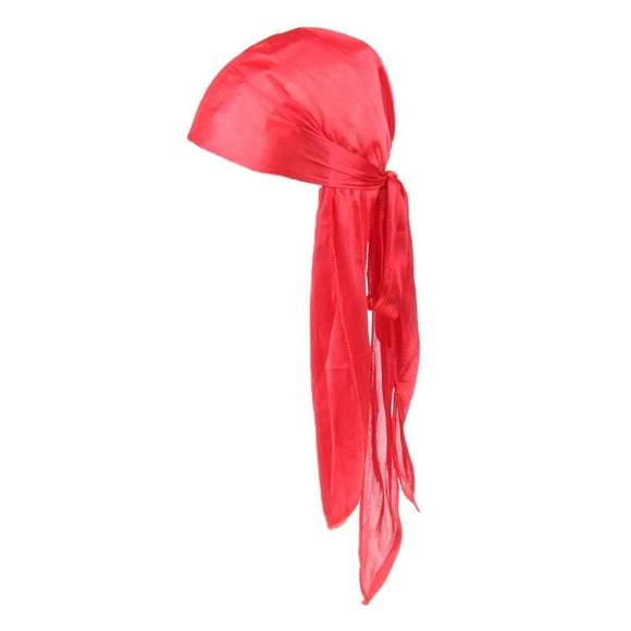 Gorro de Bufanda Yinane para Pérdida de Cabello Durag Unisex Rojo