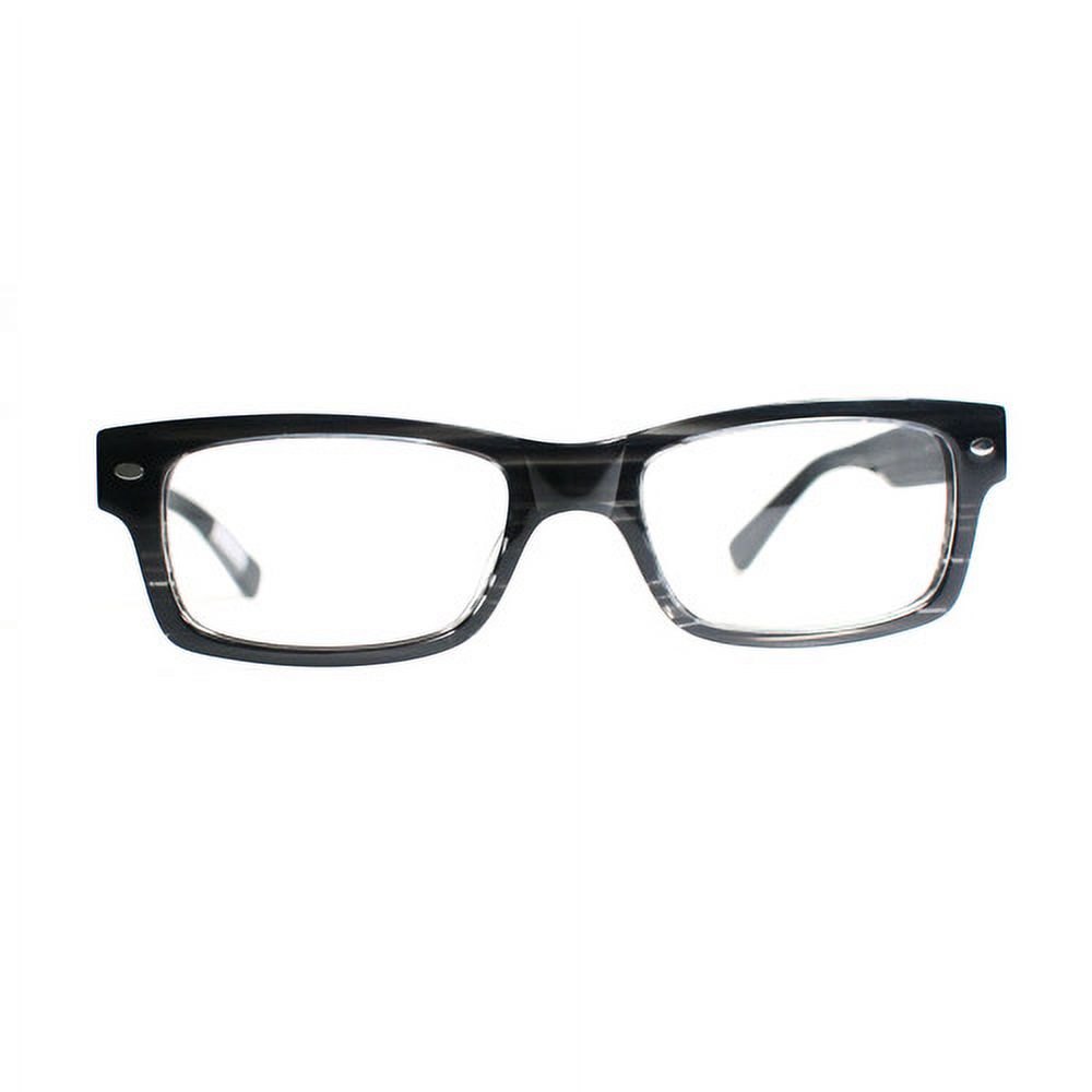 Fatheadz Foley XL Rx-able, Grey Stripe Glasses - Walmart.com