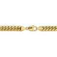 thumbnail image 3 of Leslie's Real 10kt Yellow Gold Semi-Solid 9.3mm Miami Cuban Chain Chain ; Lobster Clasp; for Adults and Teens; for Women and Men, 3 of 4