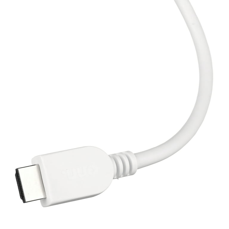 6M White HDMI Cable with Low Profile HDMI Plugs