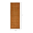 thumbnail image 6 of Mainstays Solid High Low Tufted Grid Brown Indoor Runner Rug, 2'6" x 7', 6 of 7