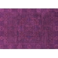 thumbnail image 1 of Ahgly Company Indoor Rectangle Oriental Purple Modern Area Rugs, 4' x 6', 1 of 4