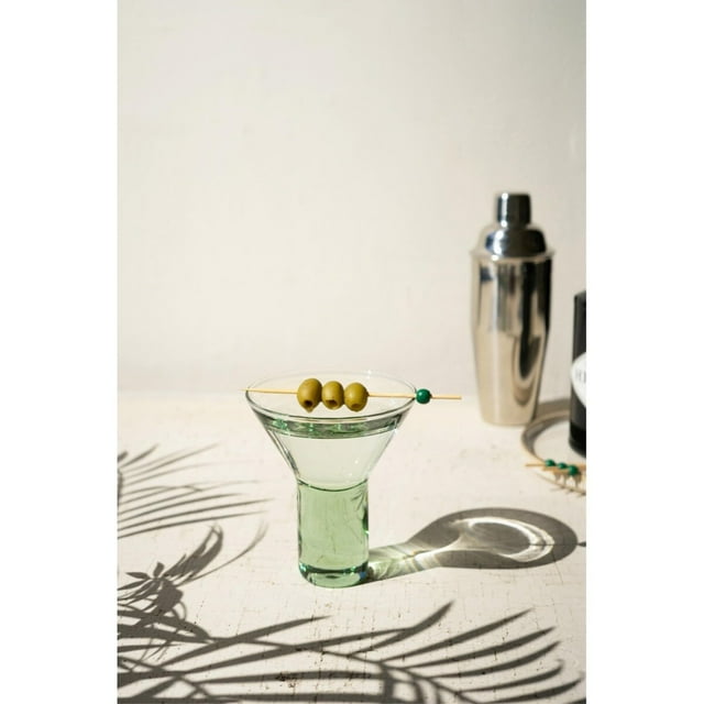 Vaso Martini KALALOU transparente con base sólida
