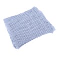 thumbnail image 1 of Manta de algodón tejida con relleno de piña, manta grande para dormir, accesorio fotográfico para el hogar para bebés recién nacidos (gris), 1 of 6