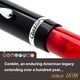 thumbnail image 4 of Pluma estilográfica Conklin Duragraph Red Nights punta fina, 4 of 6