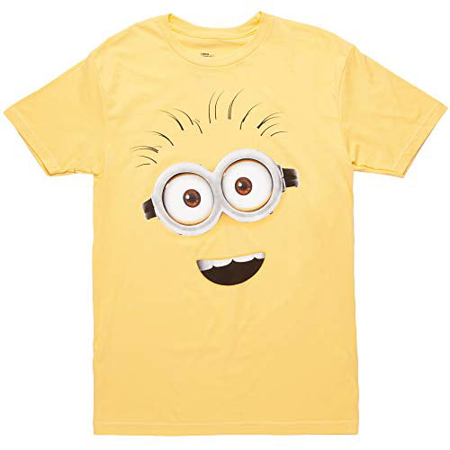 Despicable Me Minions Face Questionable Phil T-Shirt - Yellow (Large ...