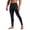 Black, variant on Mens Pants High Performance Compression with Side Pockets Gym Running Cycling Athletic Training Pink Pants M